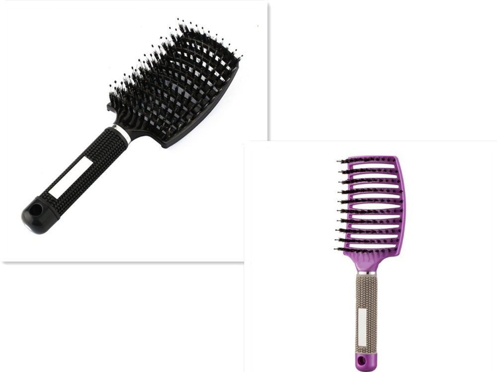 Detangling Bristle & Nylon Hairbrush with Scalp Massage: Anti-Klit Solution for Women™