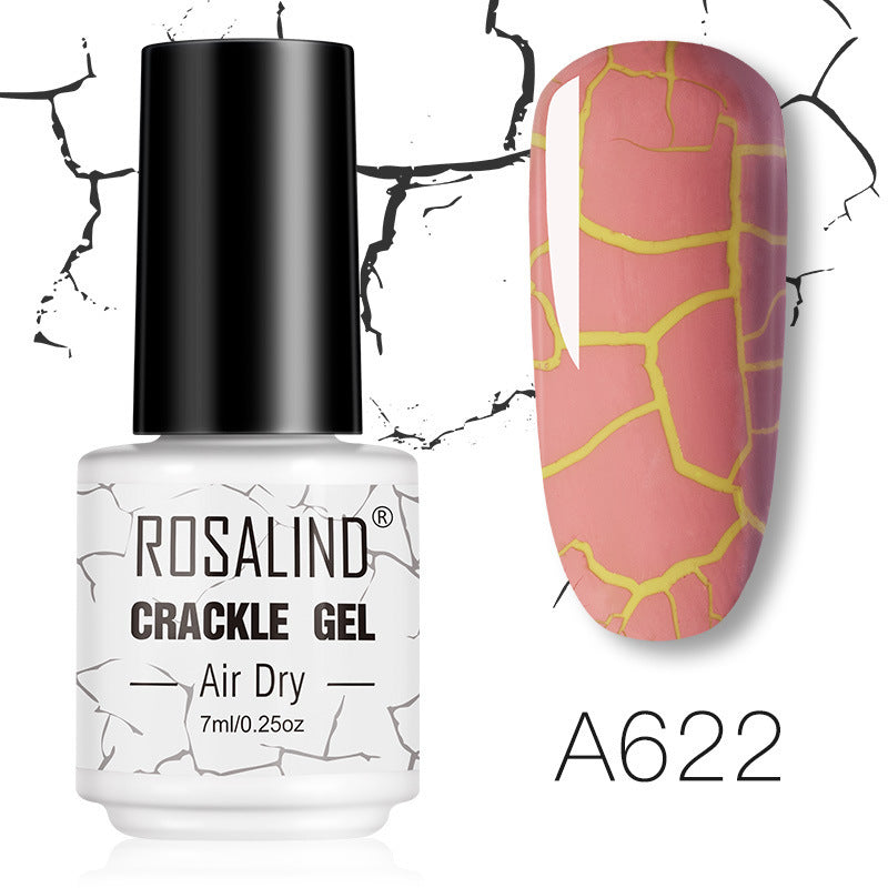 Cracked Nail Polish: Resin Infused Gel Finish