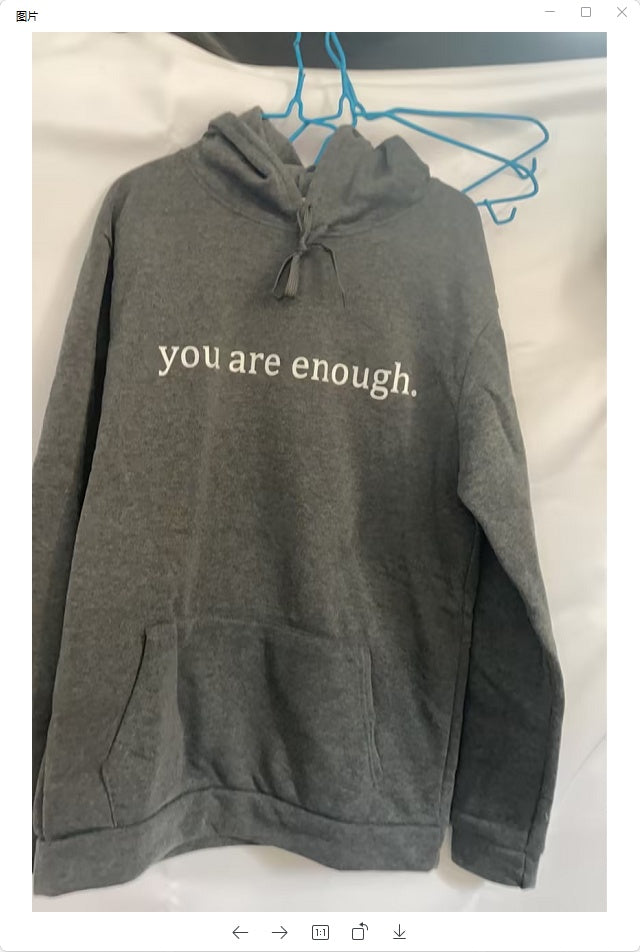 Inspirational Message Hoodie with Kangaroo Pocket – Unisex Trendy Pullover with Long Sleeves and Adjustable Drawstring