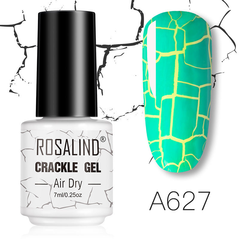 Cracked Nail Polish: Resin Infused Gel Finish