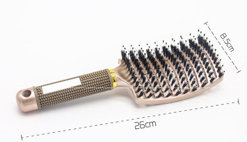 Detangling Bristle & Nylon Hairbrush with Scalp Massage: Anti-Klit Solution for Women™