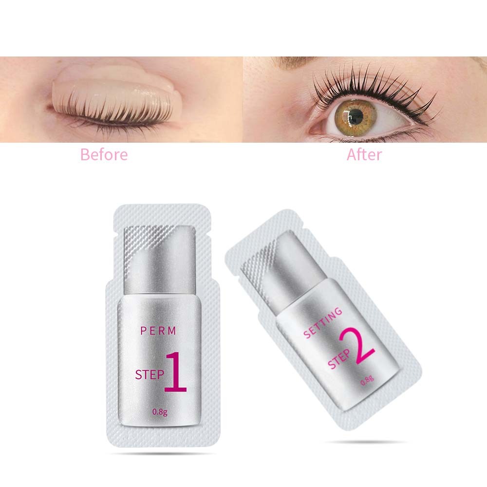 Insta-Lift 10 Pairs Eyelash Perm Kit - Quick 5-8 Minute Lifting Solution for Beautiful Lashes