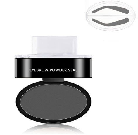 Dual Action Eyebrow Stamp & Stencil Kit - Waterproof Makeup Enhancer for Effortless Definition