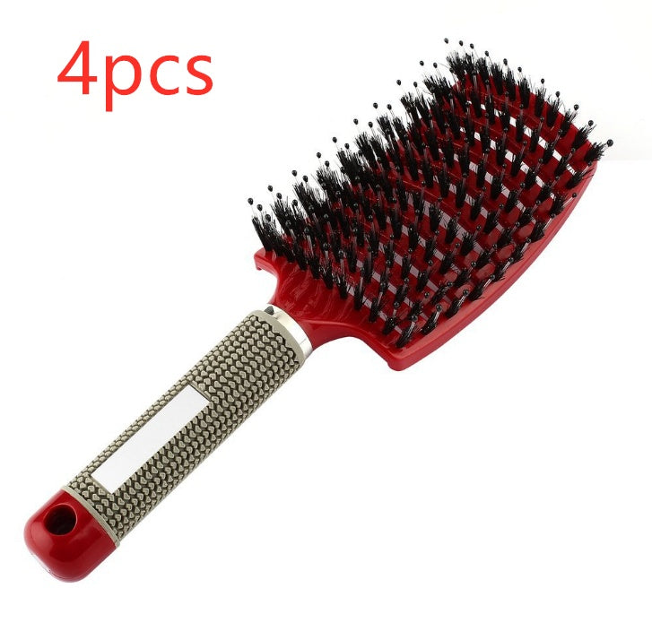 Detangling Bristle & Nylon Hairbrush with Scalp Massage: Anti-Klit Solution for Women™