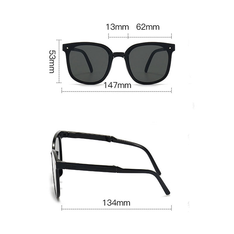 Foldable Beach Sunglasses with UV Protection in Trendy Styles