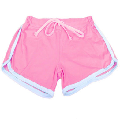 Yoga Fitness Cotton Drawstring Sports Shorts