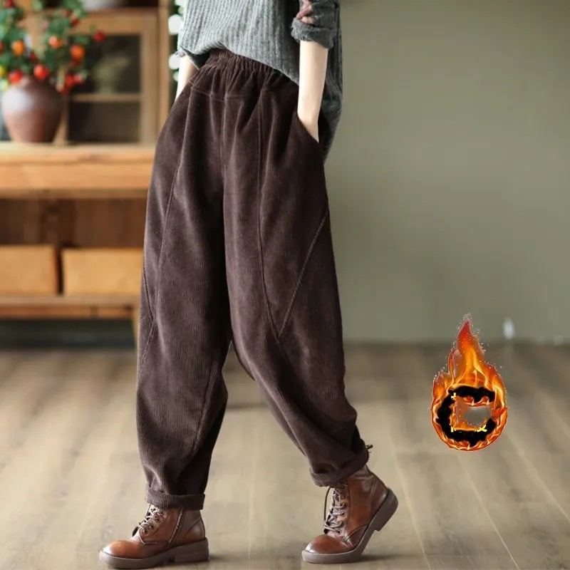 Children's Thicker Fleece-Lined Harem Pants