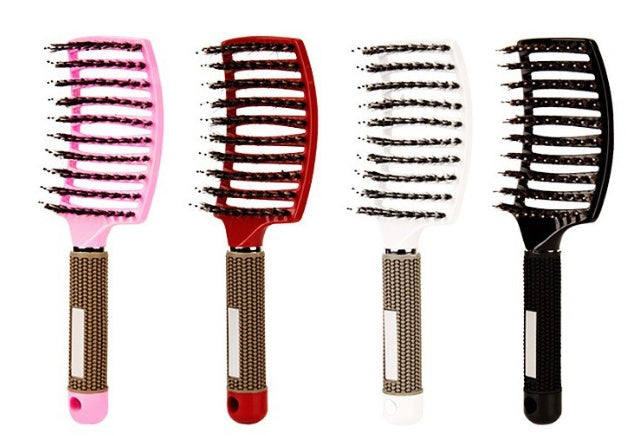 Detangling Bristle & Nylon Hairbrush with Scalp Massage: Anti-Klit Solution for Women™