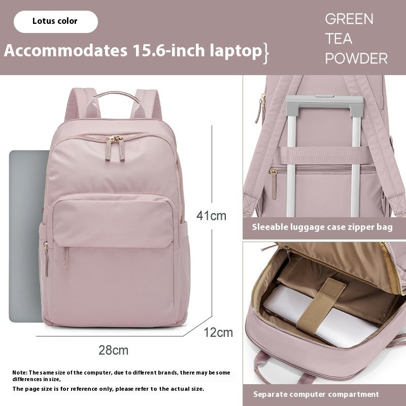 Stylish Lightweight Nylon Backpack for Women - Perfect for Travel and Daily Use