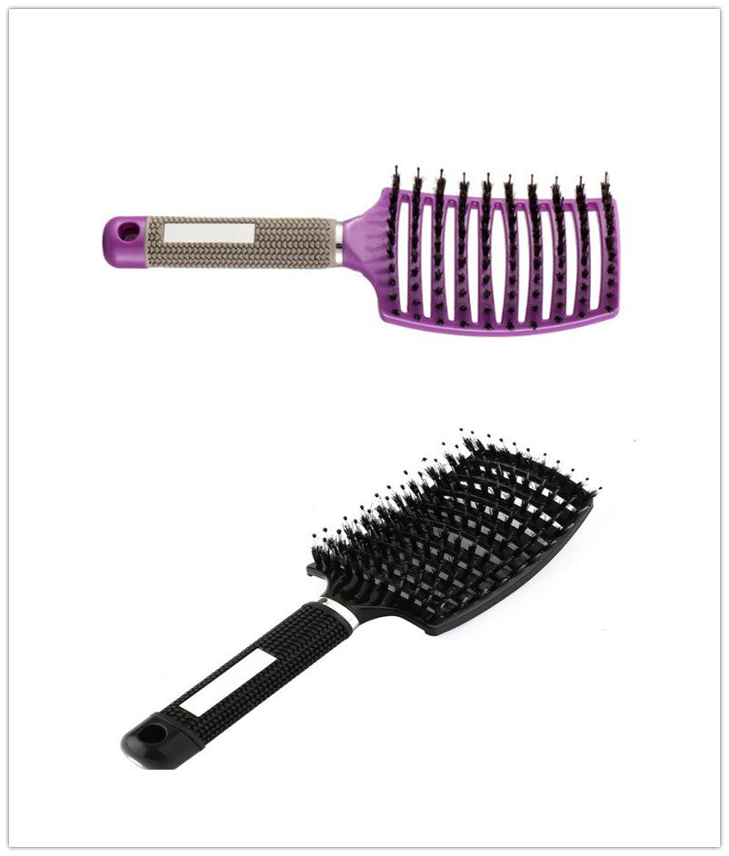 Detangling Bristle & Nylon Hairbrush with Scalp Massage: Anti-Klit Solution for Women™