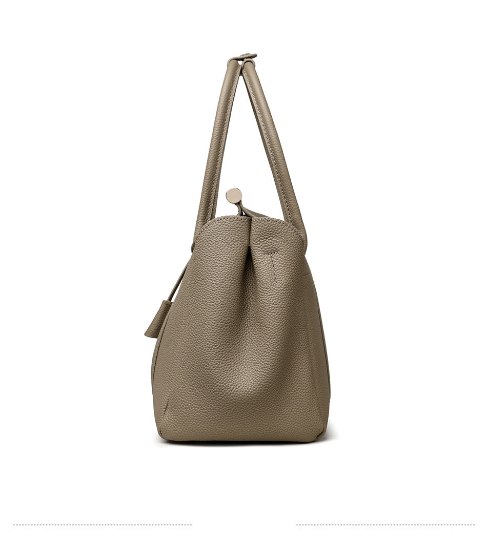 Elegante Damen Luxus Lederhandtasche mit geräumigem Design