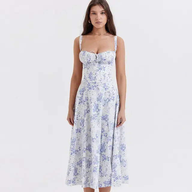 Bezauberndes florales Sommerkleid