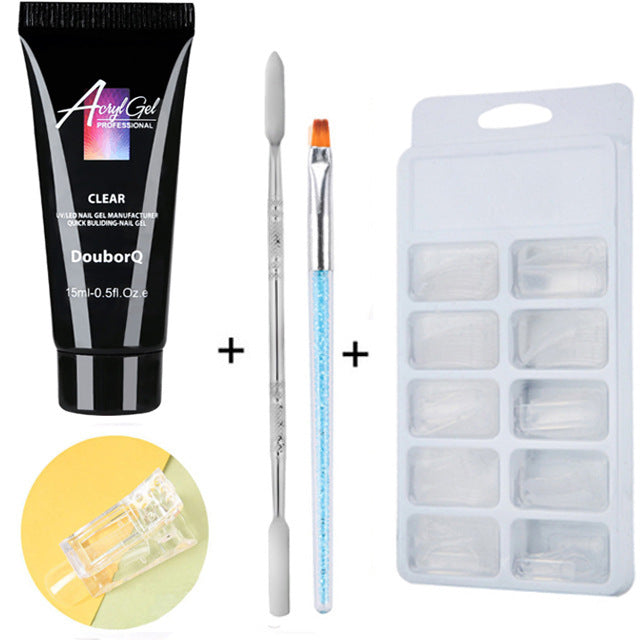 Kit manicure fai da te con set di smalti e prodotti per nail art