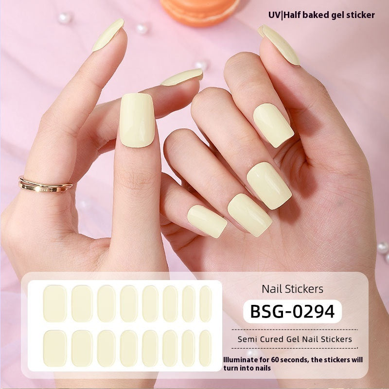 Pure Desire UV-Gel-Nagelaufkleber-Set mit Wärmelampe