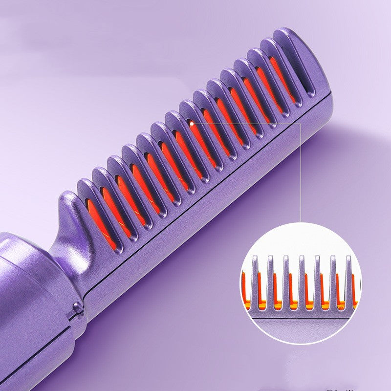 Wireless Ceramic Hair Styling Brush with Smart Temperature Control