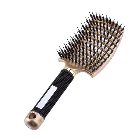 Detangling Bristle & Nylon Hairbrush with Scalp Massage: Anti-Klit Solution for Women™