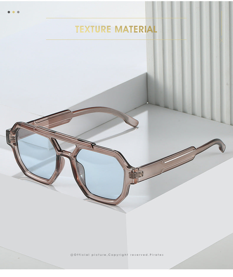 Infinite Symbol Double Beam Pilot Sunglasses