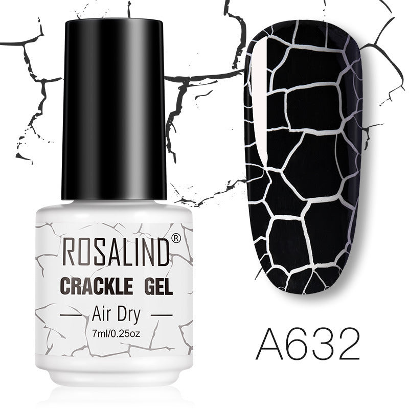 Cracked Nail Polish: Resin Infused Gel Finish