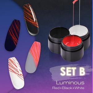 Leuchtendes Spider-Gel-UV-Nagellack-Set mit mehreren Farboptionen