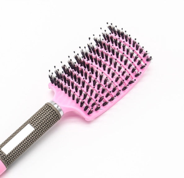 Detangling Bristle & Nylon Hairbrush with Scalp Massage: Anti-Klit Solution for Women™