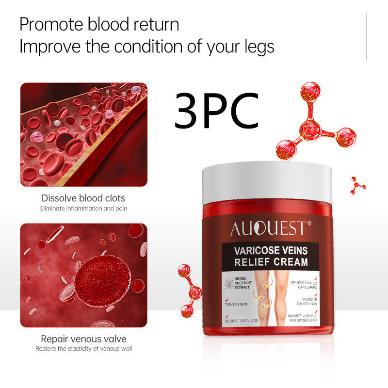 Vein Cream for Small Blood Vessel Bulging with Glue Effect