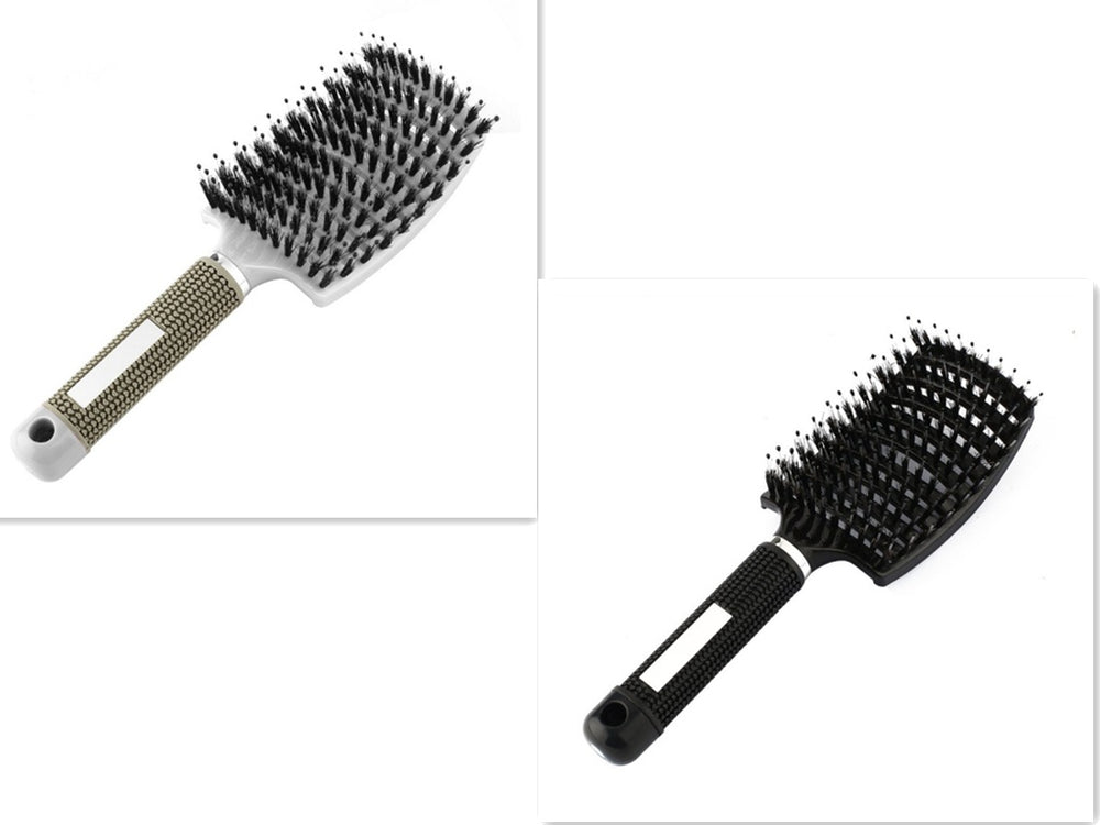 Detangling Bristle & Nylon Hairbrush with Scalp Massage: Anti-Klit Solution for Women™