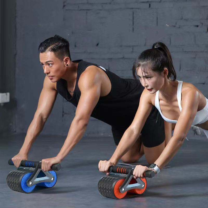 Bauchmuskel-Trainingsrad mit automatischer Rückprallfunktion - Heimfitnessgeräte