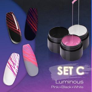 Set di smalti per unghie in gel UV Luminous Spider con più opzioni di colore