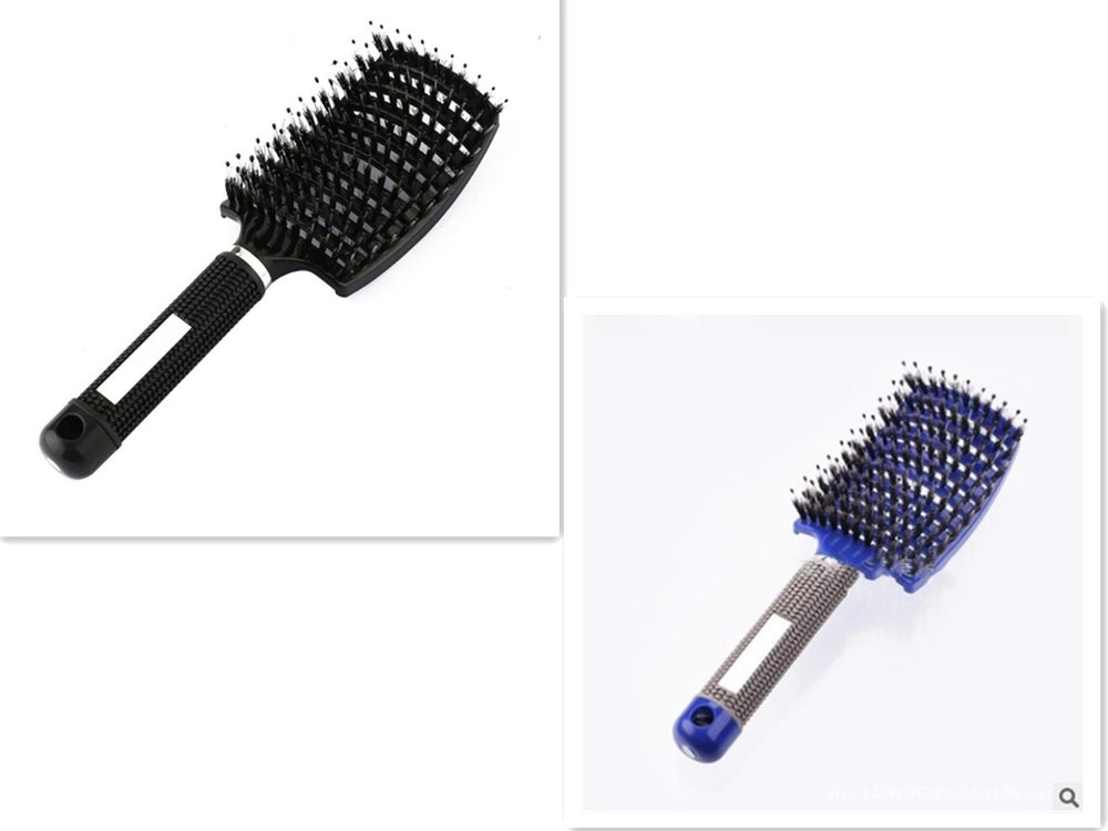 Detangling Bristle & Nylon Hairbrush with Scalp Massage: Anti-Klit Solution for Women™