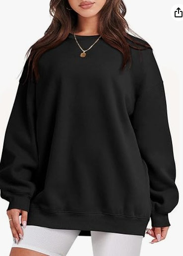 Klassisches Langarm-Pullover-Sweatshirt für Damen 