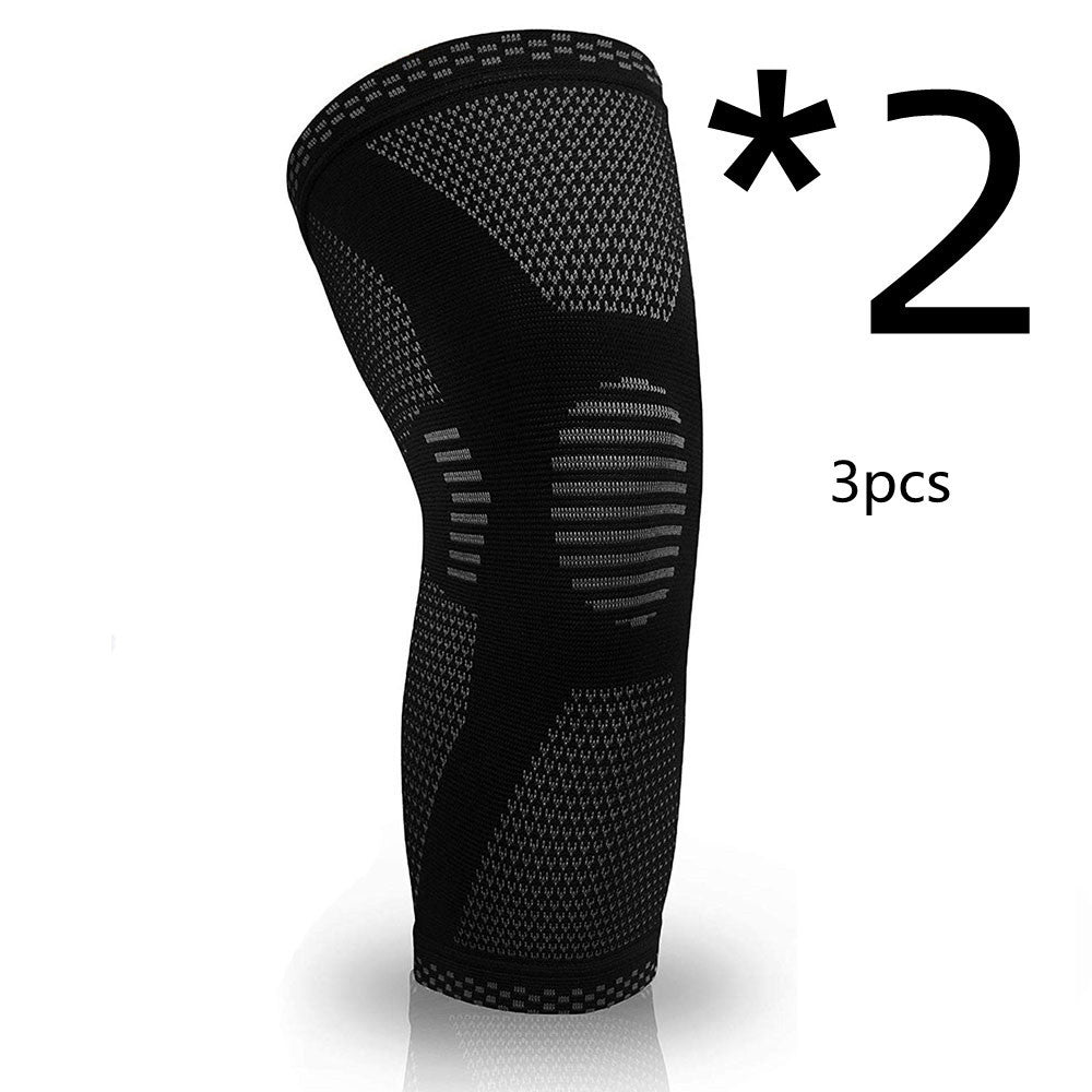 Knitted Nylon Sports Knee Pads for Adults - Multi-Sport Protective Gear