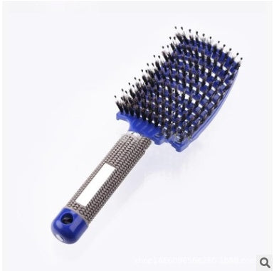 Detangling Bristle & Nylon Hairbrush with Scalp Massage: Anti-Klit Solution for Women™