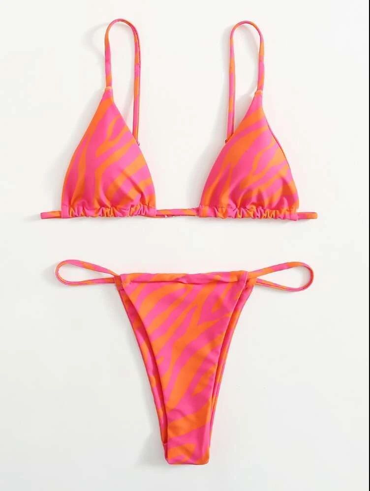 Elegant Women's Three-Piece Swimsuit Set for Summer Fun