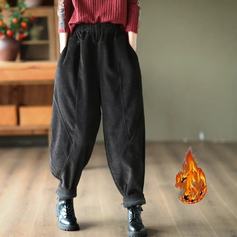 Children's Thicker Fleece-Lined Harem Pants