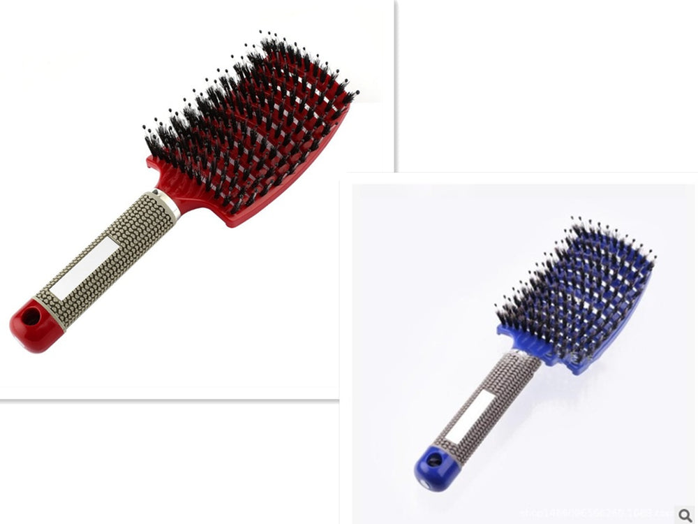 Detangling Bristle & Nylon Hairbrush with Scalp Massage: Anti-Klit Solution for Women™