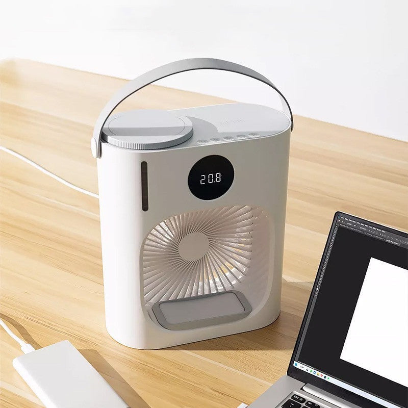 Ventilatore di raffreddamento alimentato tramite USB con timer e display LED