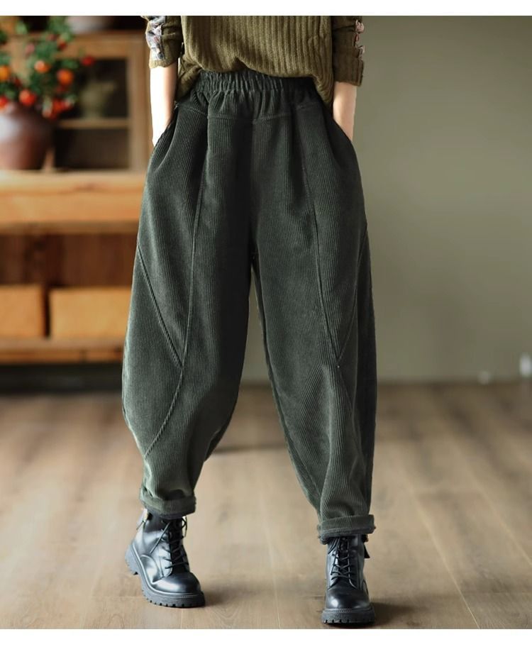 Children's Thicker Fleece-Lined Harem Pants