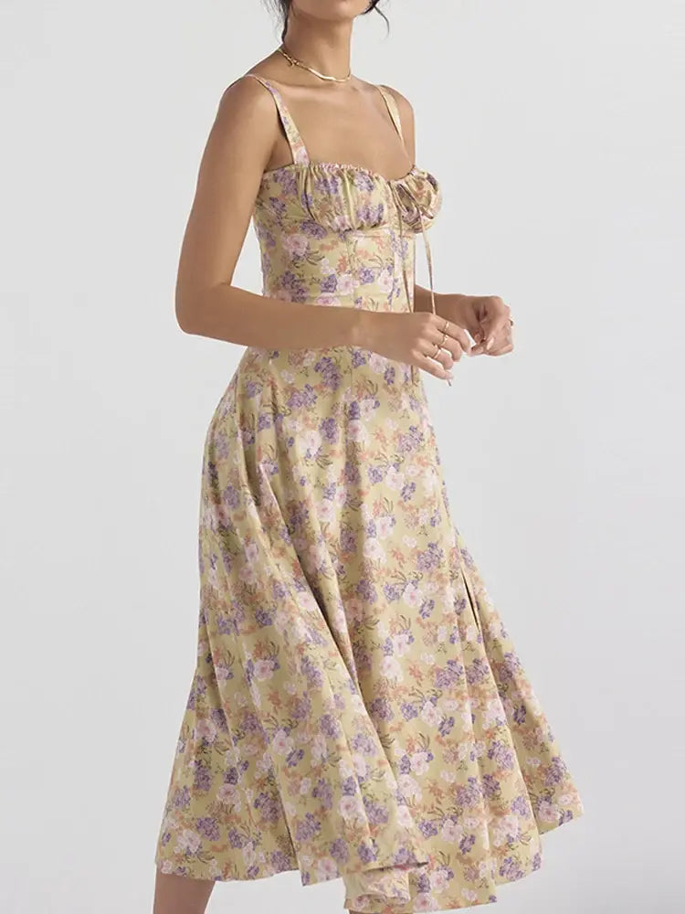 Bezauberndes florales Sommerkleid