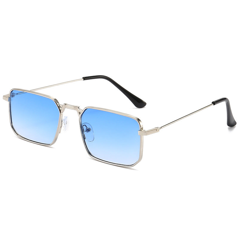 Europäische und amerikanische quadratische Steampunk-Sonnenbrille für Herren im schicken Stil