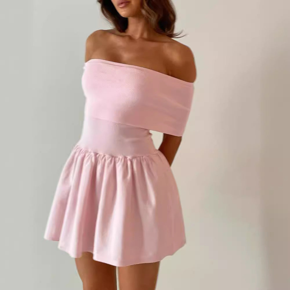 Chic Hollow-out Off Shoulder Summer Dress