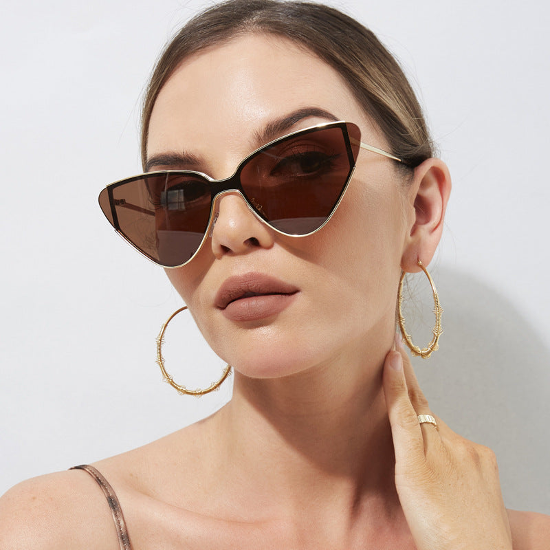 Stylische Retro-Sonnenbrille im Cat-Eye-Design für Damen