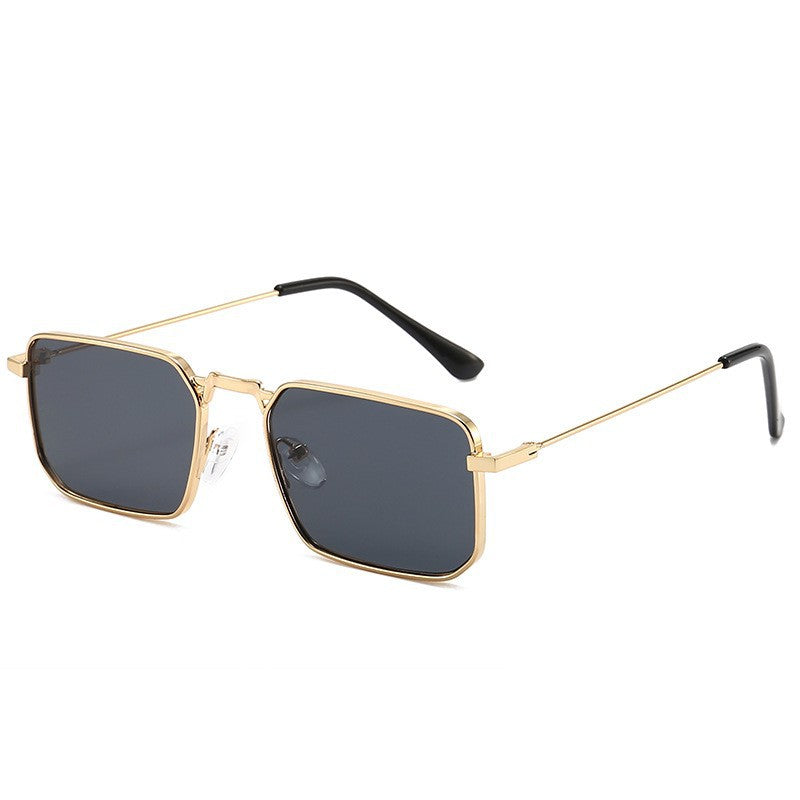 European and American Square Men's Steampunk Sunglasses with Chic Style