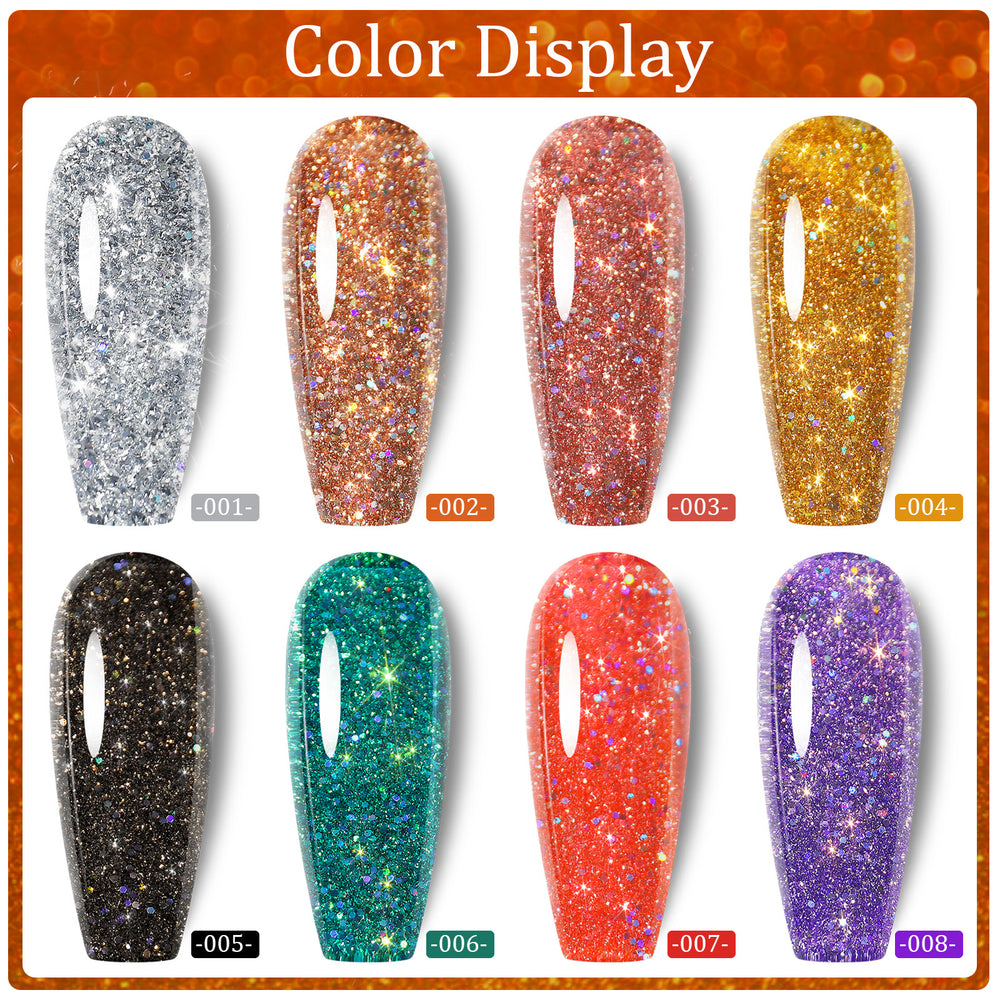 Kit per nail art UV Diamond Dust con colla Lunar Legend Sequins