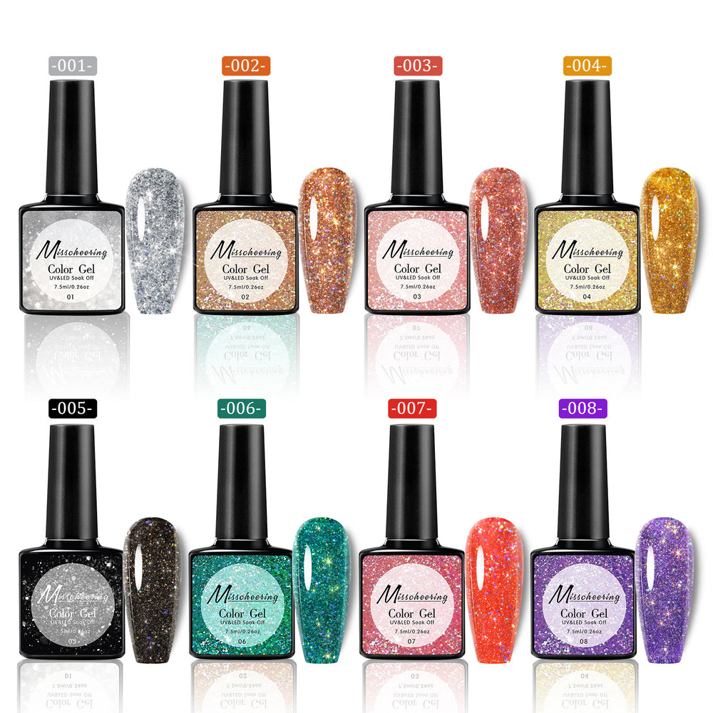 Kit per nail art UV Diamond Dust con colla Lunar Legend Sequins