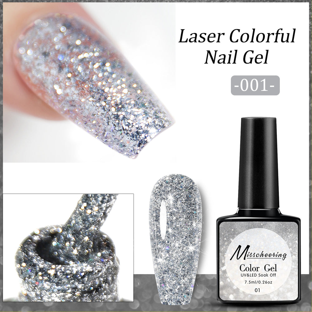 Kit per nail art UV Diamond Dust con colla Lunar Legend Sequins