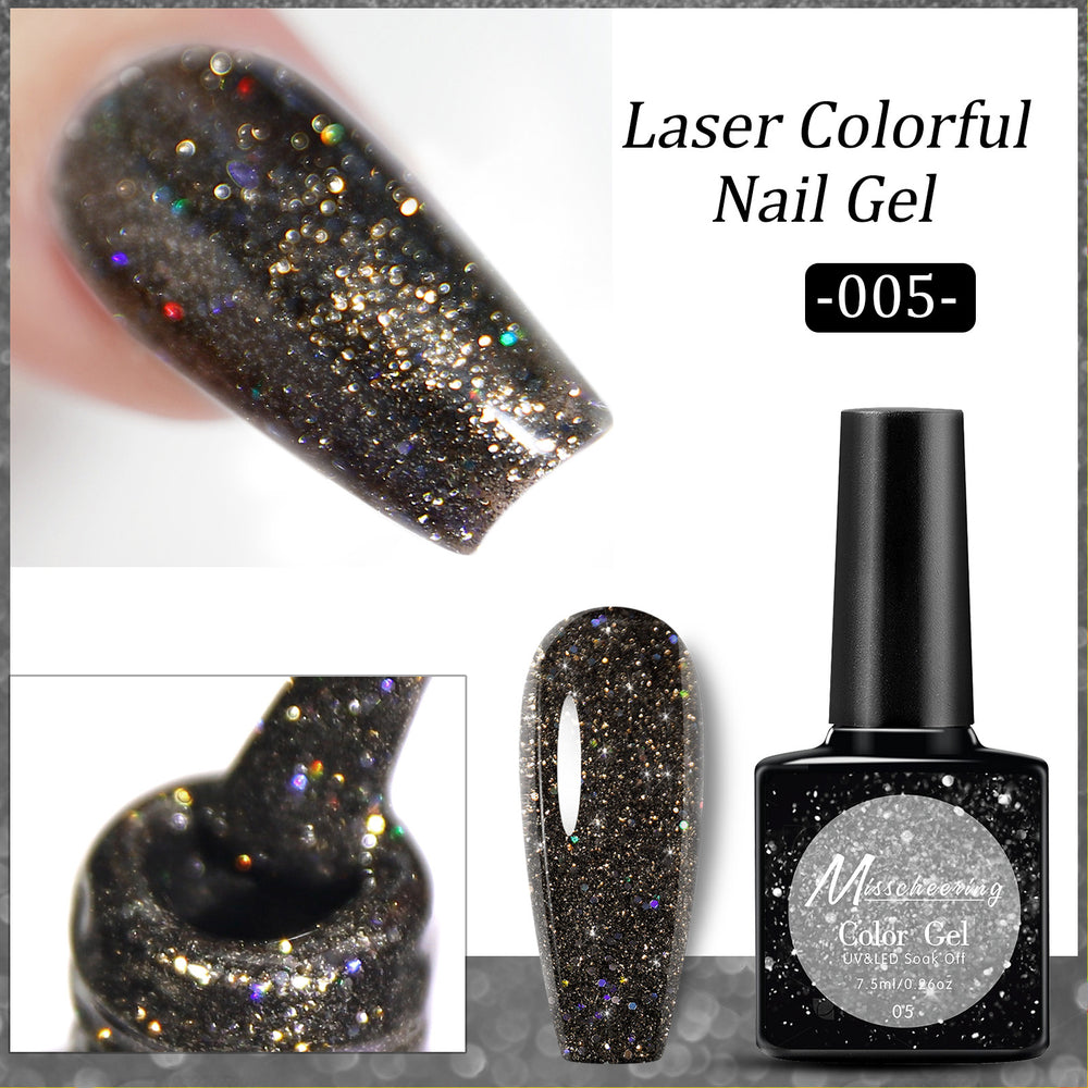 Diamond Dust UV-Nagelkunst-Set mit Lunar Legend Paillettenkleber