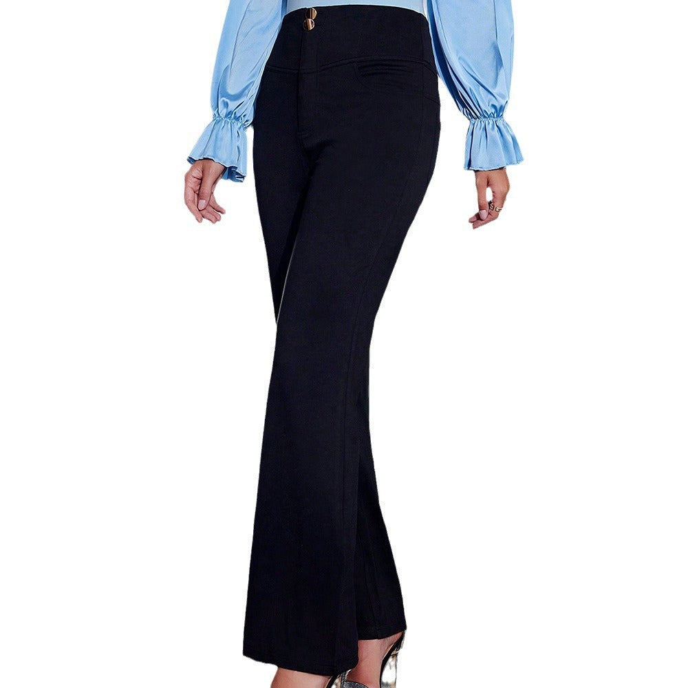 Slim Fit High Waist Fashion Sports Pants for Women