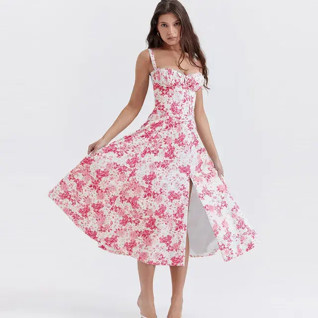 Bezauberndes florales Sommerkleid