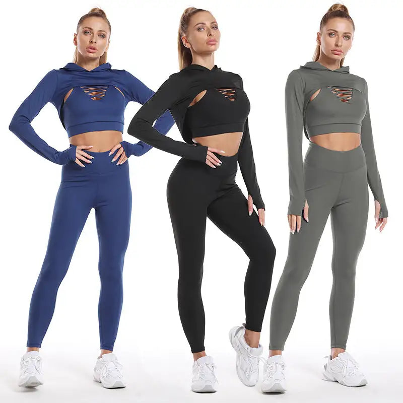 Sculpted Motion Seamless Fitness Leggings Set