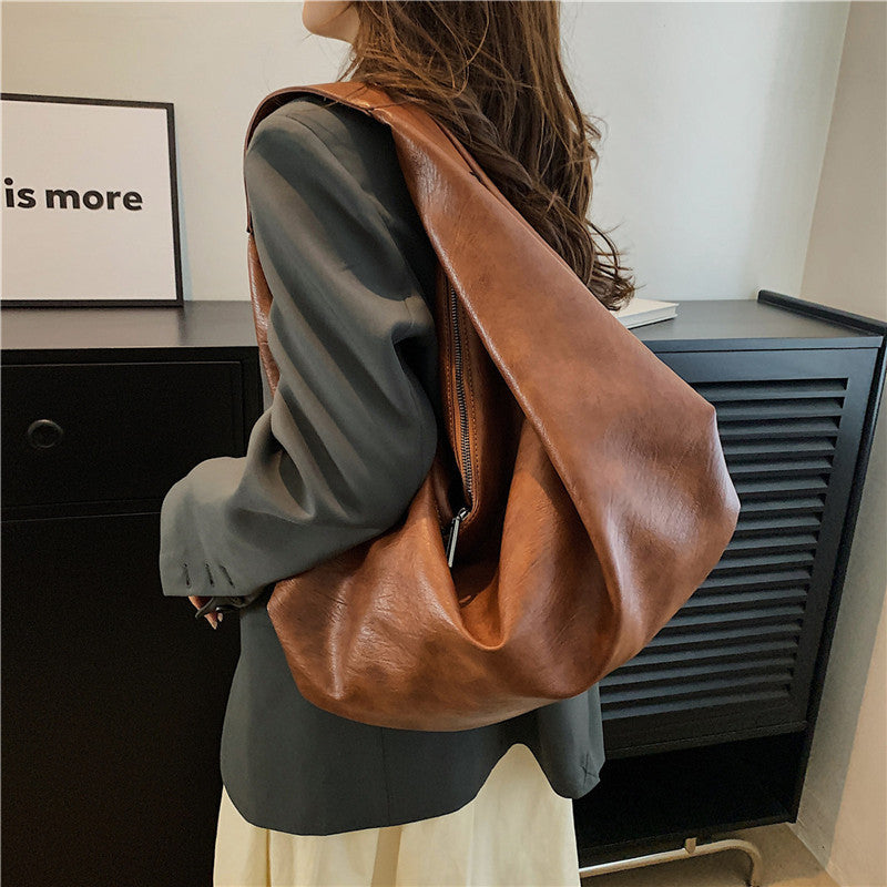 Borsa tote chic di grande capacità per la moda di tutti i giorni